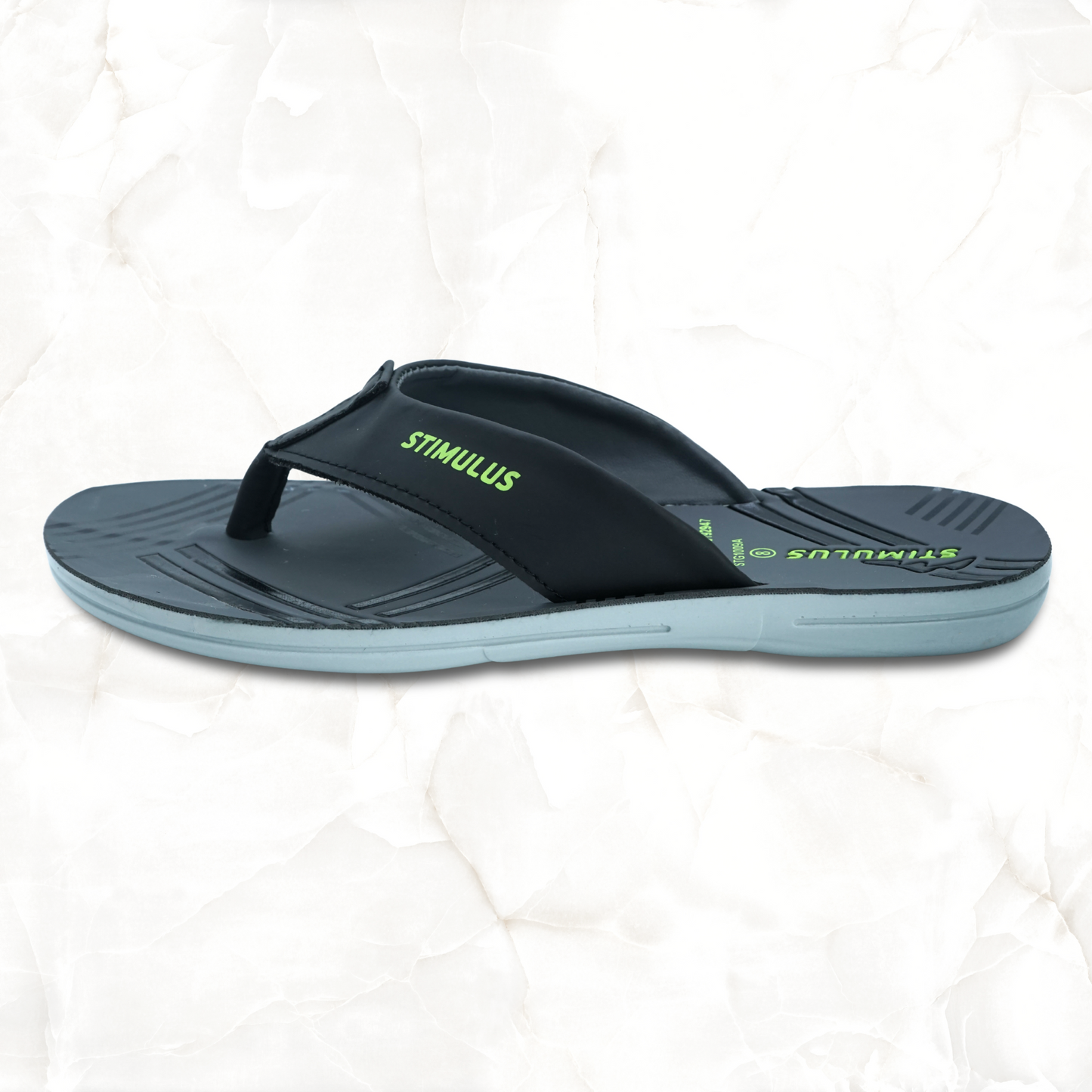 STG1009ASP STIMULUS SLIPPER BLACK GREY