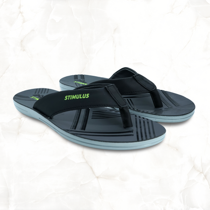 STG1009ASP STIMULUS SLIPPER BLACK GREY
